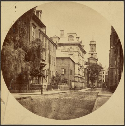 La rue Chauncy depuis Exeter Place - Josiah Johnson Hawes