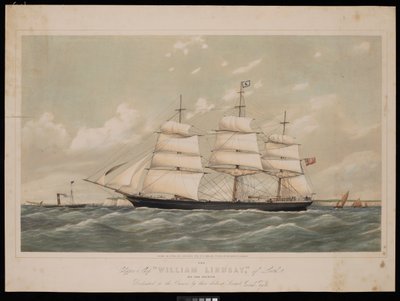 Clipper Ship William Lindsay de Leith 970 tonnes, 27 février 1868 - Josiah Taylor