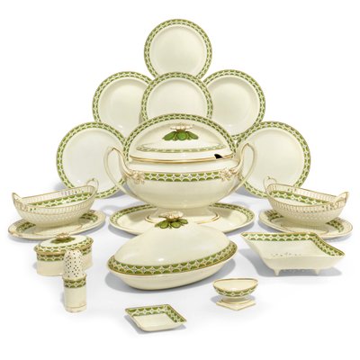 Partie de service de table Queen