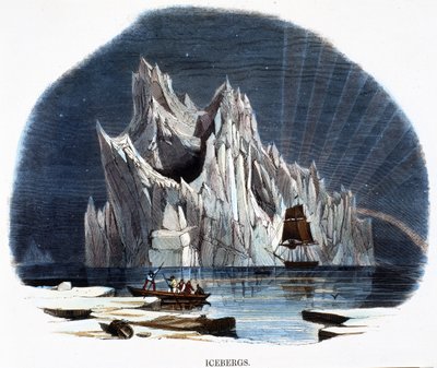 Icebergs, de Phénomènes de la Nature, 1849 - Josiah Wood Whymper