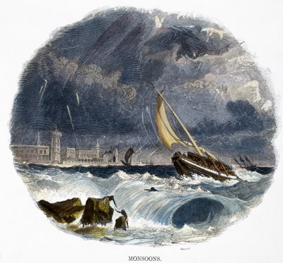 Moussons, de Phénomènes de la Nature, 1849 - Josiah Wood Whymper