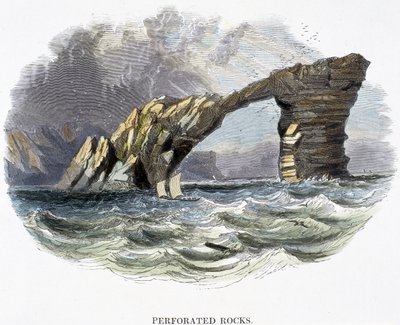 Rochers Perforés, de Phénomènes de la Nature, 1849 - Josiah Wood Whymper