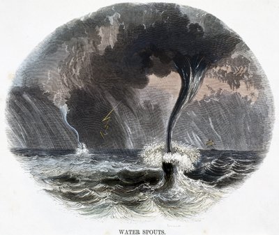 Trombes Marines, de Phénomènes de la Nature, 1849 - Josiah Wood Whymper
