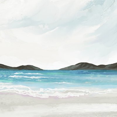 Horizon côtier serein - Josie George