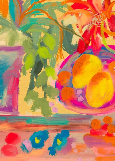 Nature morte tropicale éclatante - Josie George