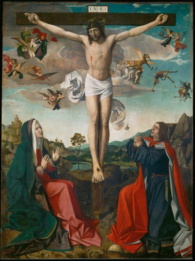 Calvaire, détail - Josse (fl.1493-1508) Lieferinxe