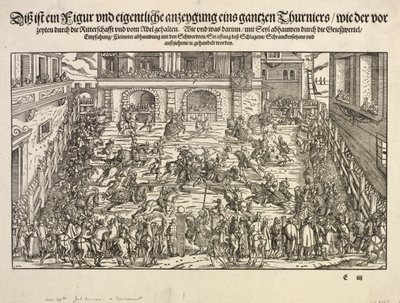 Un tournoi, 1565 - Josse Amman