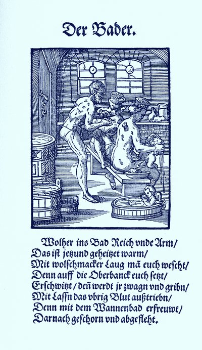 Préposé aux bains - Jost Amman