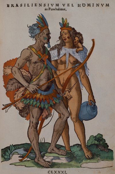 Coutumes des habitants du Brésil - Jost Amman