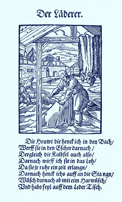 Tanneur de cuir - Jost Amman