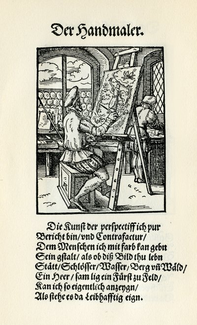 Peintre - Jost Amman
