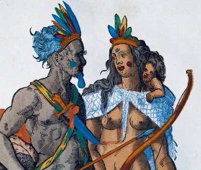 Indiens péruviens, gravure de Jost Amman - Jost Amman