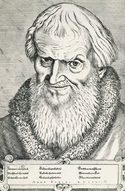 Portrait de Hans Sachs (Nuremberg) - Jost Amman