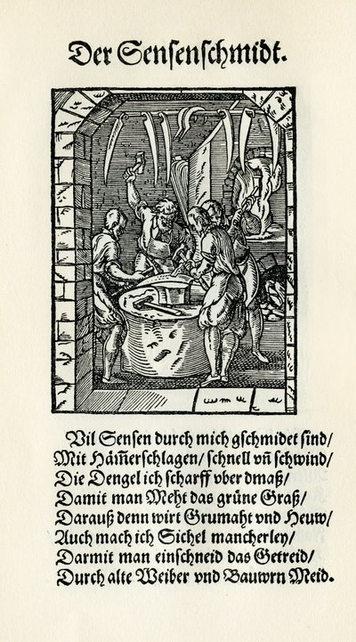 Fabricant de faux - Jost Amman