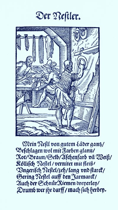 Fabricant de lacets - Jost Amman