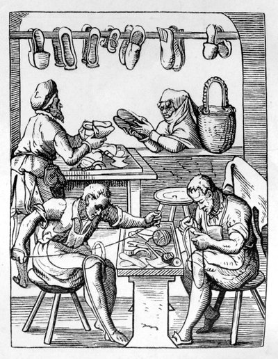 Cordonnier, vers 1559-1591 - Jost Amman