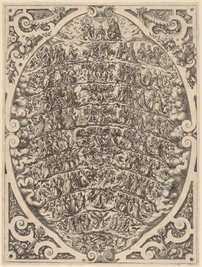 La hiérarchie des cieux - Jost Amman
