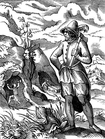 Le Mineur, XVIe siècle - Jost Amman