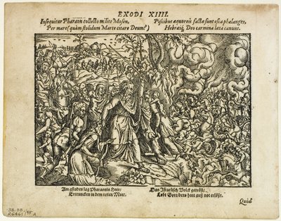 Le Passage de la mer Rouge (recto) et L