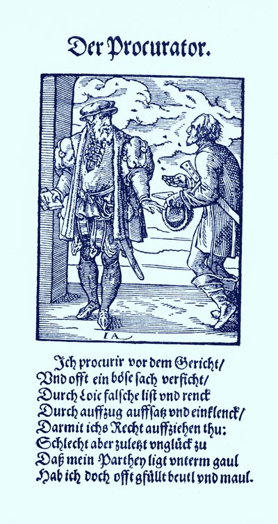 Le procureur - Jost Amman