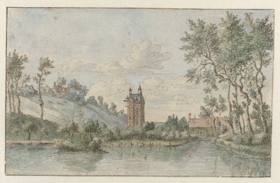 Paysage avec Huis Kluys, près de Bruxelles - Josua de Grave (attributed to)