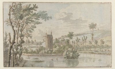 Paysage avec Huis Kluys, près de Bruxelles - Josua de Grave (attributed to)