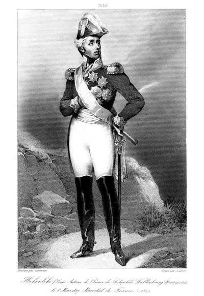Louis Aloysius, Prince de Hohenlohe-Waldenburg-Bartenstein 1765-1829, Maréchal de France, 1839 - Joubert