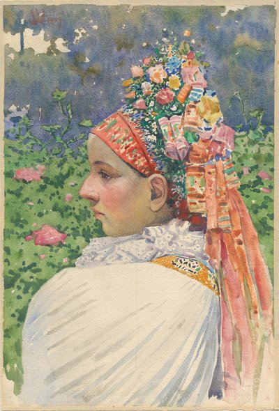 Mariée slovaque - Joža Uprka