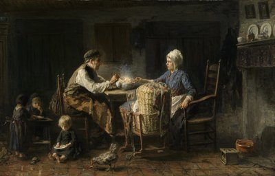 Le Repas frugal - Jozef (1824 1911) Israels