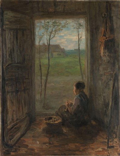 Scène de Laren - Jozef Israëls