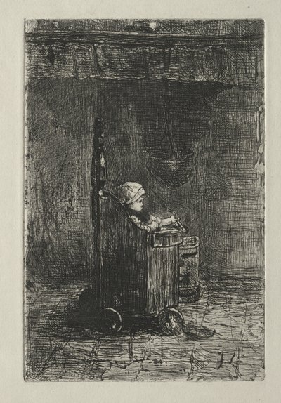 Bébé dans sa chaise - Jozef Israëls