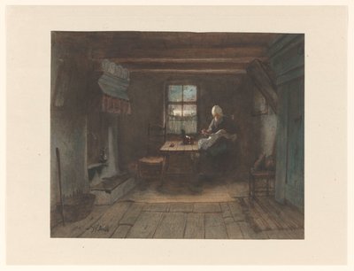 Intérieur paysan - Jozef Israëls