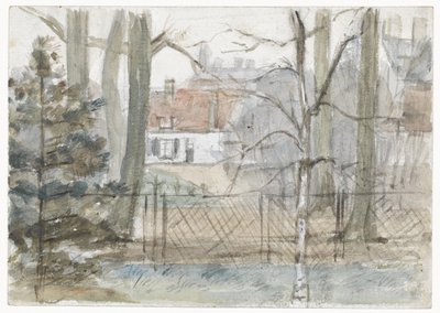 Maison de campagne et jardin - Jozef Israëls