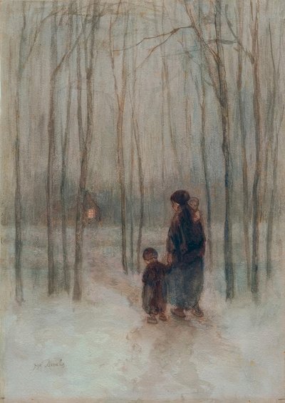 Soirée dans les bois - Jozef Israëls