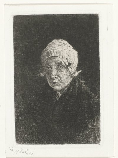 Vieille femme de Katwijk - Jozef Israëls