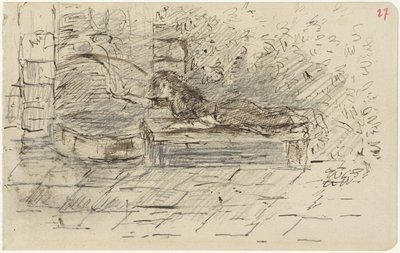 Femme allongée près d