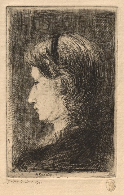 Portrait de Mme Israëls - Jozef Israëls