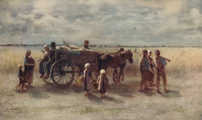 Récolte de pommes de terre, 1844, vers 1915 - Jozef Israëls