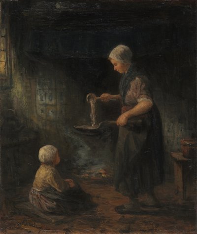 Les Crêpes, vers 1875 - Jozef Israëls