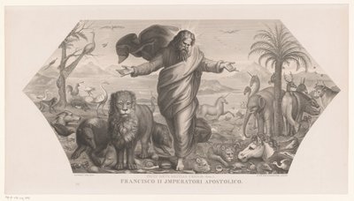 Création des animaux (Fecit deus bestias terrae, Schepping) - Jozef Karel De Meulemeester
