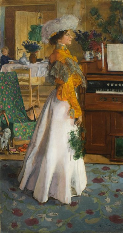 Portrait de femme ou logement d