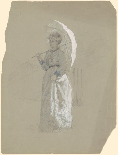 Femme avec parasol - Jr. Enoch Wood Perry