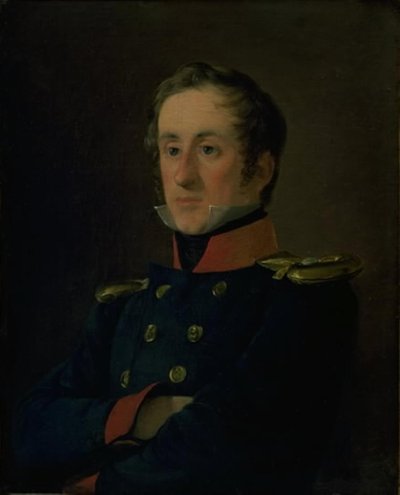 Le peintre marin Emil Wilhelm Normann en uniforme d