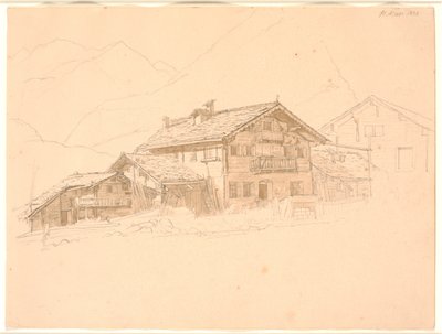 Maison de paysan au Tyrol. St. Mari - Jørgen V. Sonne