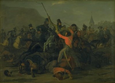 La chute du colonel Boncke Bönnichsen le 6 décembre 1813 lors d
