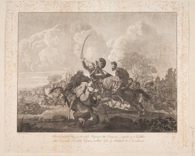 Le colonel Engelsted à la bataille de Rahlstedt, 1813 - Jørgen V. Sonne