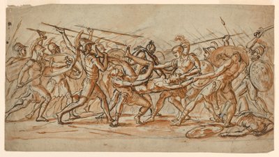 La bataille pour le corps de Patrocle - Jérôme Martin Langlois