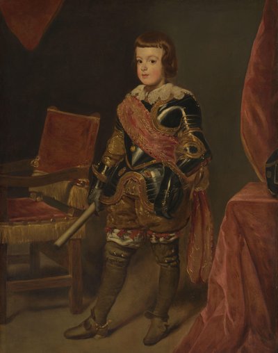 Portrait du prince Baltasar Carlos, fils du roi d