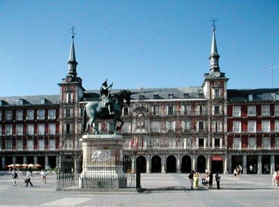 Vue de la Plaza Mayor, vers 1619 - Juan Gomez de Mora