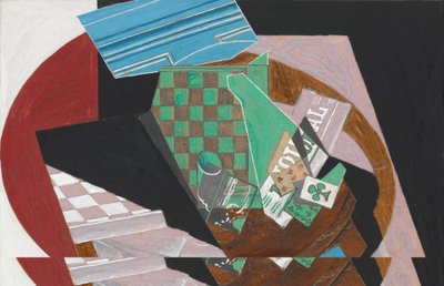 Damier et cartes à jouer, 1915 - Juan Gris